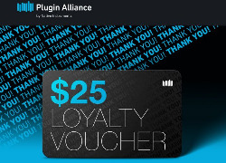 Plugin Alliance $25 Loyalty Voucher September 2026